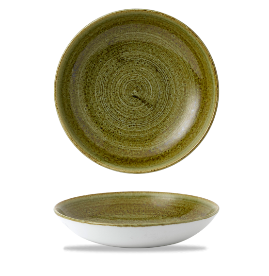 Plume Olive Coupe Bowl
